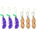 Kal - lot de 6 jouets anti - anxiété - edamame - en forme de cacahuète - porte - clés - pour téléphone ... Kal - lot de 6 jouets anti - anxiété - edamame - en forme de cacahuète - porte - clés - pour téléphone ...