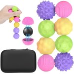 Kal - 8 pices boules magntiques en silicone, boules magntiques anti - stress, dcompression jouet, ...