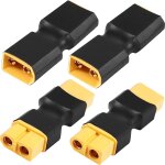 Kal - adaptateur de connecteur mâle a mâle xt60, coupleur femelle a femelle pour chargeur de batterie ... Kal - adaptateur de connecteur mâle a mâle xt60, coupleur femelle a femelle pour chargeur de batterie ...