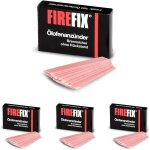 Kal - allume - feu a huile - pack de 100 mches de paraffine - rose (lot de 4)
