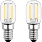 Kal - ampoule filament led e14 2w pour refrigerateur, t22, 200lm, equivalent 15w incandescent, blanc ...