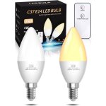 Kal - ampoule led avec télécommande, ampoule led e14 blanc chaud 3000k 4w (40w equivalent), ampoule led ... Kal - ampoule led avec télécommande, ampoule led e14 blanc chaud 3000k 4w (40w equivalent), ampoule led ...