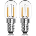 Kal - ampoule refrigerateur led e14 1w 230v, t22 ampoule frigo led e14 blanc chaud 2700k, equivalent ...