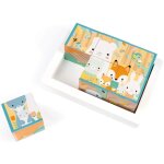 Kal - - barquette de 6 cubes bb en bois massif - collection pure - jouet d'eveil et premier age - apprentiss ...