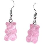 Kal - boucles d'oreilles ours en gominola femme bonbons ours couleurs