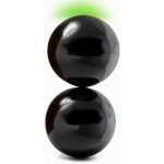 Kal - boules magntiques d'hmatite anti stress (30mm, lot de 2) billes magntiques extra larges, ide ...