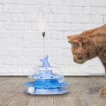 Kal - boules de piste de chat, jouets de plumes de chat interactifs, turton pour animaux de compagnie ... Kal - boules de piste de chat, jouets de plumes de chat interactifs, turton pour animaux de compagnie ...