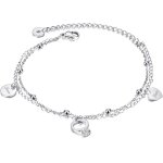 Kal - bracelet de cheville en acier inoxydable et titane - pour femme et fille Kal - bracelet de cheville en acier inoxydable et titane - pour femme et fille