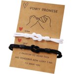Kal - bracelets fantaisie prix mini, lot de 2 bracelets tresss pour couple cadeaux de saint - valentin ...