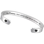Kal - bracelets manchette maman papa cadeaux nol rglable grand - pre grand - mre cadeau d'anniversaire ...