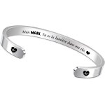 Kal - bracelets manchette maman papa cadeaux nol rglable grand - pre grand - mre cadeau d'anniversaire ...