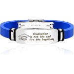 Kal - bracelet de remise de diplôme personnalisable acier inoxydable avec symbole de toque & la remise ... Kal - bracelet de remise de diplôme personnalisable acier inoxydable avec symbole de toque & la remise ...