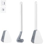 Kal - brosse wc de golf, brosse wc et support - brosse de toilette en silicone avec long manche - pas ...
