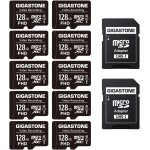 Kal - carte mmoire 128 go lot de 10 cartes, full hd video recording, compatible avec gopro, dji, drone, ...