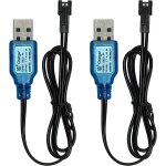 Kal - chargeur batterie 3. 7v avec prise sm - 2p cble de charge usb, ni - mh battery usb charger cable ...