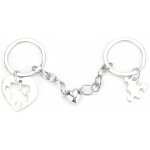 Kal - coffret cadeau porte - cls en acier alli en forme de c?ur, adapt aux cadeaux d'anniversaire ...