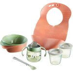 Kal - coffret de sevrage avec bol et cuillères d'alimentation, bavoir en silicone, tasse a bec de sevrage ... Kal - coffret de sevrage avec bol et cuillères d'alimentation, bavoir en silicone, tasse a bec de sevrage ...
