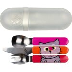 Kal - couverts enfants de voyage, couverts bébé sans bpa - bluebell le chat Kal - couverts enfants de voyage, couverts bébé sans bpa - bluebell le chat