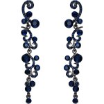 Kal - cristal art dco bavoir arbre goutte d'eau collier