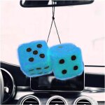 Kal - cube de dés de peluche suspendu, dés en peluche avec pois a suspendre au rétroviseur effet rétro, ... Kal - cube de dés de peluche suspendu, dés en peluche avec pois a suspendre au rétroviseur effet rétro, ...
