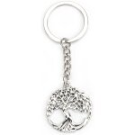 Kal - elgant porte - cls en acier inoxydable avec pendentif arbre minimaliste, cadeau pour femme, cadeau ...