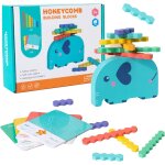 Kal - elephant tour empilable pour bb - tour empilable en bois - jeu d'empilage - jeu d'embotement ...