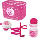 Kal - - ensemble d'accessoires pour vélo d'enfant - unisexe - bébés horse - panier - cloche - gourde ... Kal - - ensemble d'accessoires pour vélo d'enfant - unisexe - bébés horse - panier - cloche - gourde ...