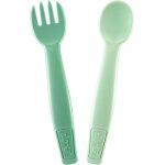 Kal - green - couverts ecologiques pour bb et enfant a partir de 9 mois - cuillre et fourchette passent ...