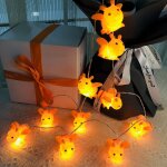 Kal - guirlande lumineuse en forme d'animal mignonne avec piles, veilleuse a piles, pour intrieur, halloween, ...
