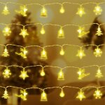 Kal - guirlande lumineuse en forme d'toile, flocon de neige, dcoration de nol pour chambre d'enfant, ...