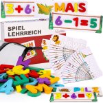 Kal - jouet enfant 3 - 8 ans, jeux educatif d'orthographe, 2 in 1 montessori apprenez a lire les lettres ...