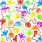 Kal - mains collantes, 24 pices mains collantes enfants, mains gluantes collantes, mains collantes colores, ...