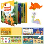 Kal - montessori quiet book, livre sensoriel interactif busy book, jouet, livre calme montessori toddlers ...