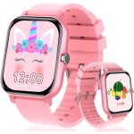 Kal - montre connecte enfant filles garons avec 1, 57 pouces bricolage visage apprendre cartes musique ...