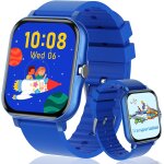 Kal - montre connecte enfant filles garons avec 1, 57 pouces bricolage visage apprendre cartes musique ...