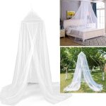 Kal - moustiquaire filet ronde, moustiquaire baldaquin anti - insectes, auvent de lit insectes protection ...