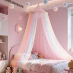 Kal - moustiquaire lit bebe, coloré ciel de lit fille, dome baldaquin lit bebe, anti mosquito bed canopy ... Kal - moustiquaire lit bebe, coloré ciel de lit fille, dome baldaquin lit bebe, anti mosquito bed canopy ...