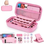Kal - pack d'accessoires switch, kit d'accessoires 16 en 1 comprenant un etui de transport switch, etui ... Kal - pack d'accessoires switch, kit d'accessoires 16 en 1 comprenant un etui de transport switch, etui ...