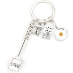 Kal - porte - cls amusant cuisinier, ?uf au plat cratif avec pole et pelle, cadeau pour petite amie, ...