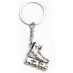 Kal - porte cls patin a glace argent meliard, ide cadeau sports d'hiver, porte cls amusant, cadeau ...