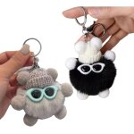 Kal - porte - clés en peluche, 2 pièces porte - clés voiture avec peluche douce et mignonne, animaux ... Kal - porte - clés en peluche, 2 pièces porte - clés voiture avec peluche douce et mignonne, animaux ...