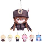Kal - porte - cls en peluche genshin impact, mignonnes poupes de collection de 10 cm - taille compacte ...