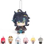 Kal - porte - cls en peluche genshin impact, mignonnes poupes de collection de 10 cm - taille compacte ...