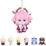 Kal - porte - cls en peluche genshin impact, mignonnes poupes de collection de 10 cm - taille compacte ...