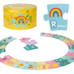 Kal - puzzle alphabet & cartes educatives - jouet d'apprentissage anglais pour enfants - ensemble de ...