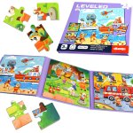 Kal - puzzle magntique 61 pices pour enfants de 2 a 5 ans, jeux de voyage, jouets de voyage pour tout ...