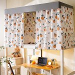 Kal - rideau de lit superpos - rideau occultant - moustiquaire pour lit mezzanine - tente de couchage ...