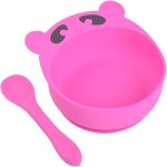 Kal - set pour le sevrage des enfants, set en silicone avec assiette de sevrage et cuillère, adapté pour ... Kal - set pour le sevrage des enfants, set en silicone avec assiette de sevrage et cuillère, adapté pour ...