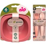 Kal - set de vaisselle ecologique pour filles a partir de 9 mois, 2 bols a purée + couverts d'apprentissage ... Kal - set de vaisselle ecologique pour filles a partir de 9 mois, 2 bols a purée + couverts d'apprentissage ...