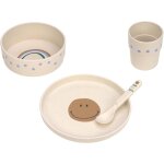 Kal - set de vaisselle pour enfants (assiette, gobelet, bol, cuillère) sans mélamine, sans bpa, pour ... Kal - set de vaisselle pour enfants (assiette, gobelet, bol, cuillère) sans mélamine, sans bpa, pour ...
